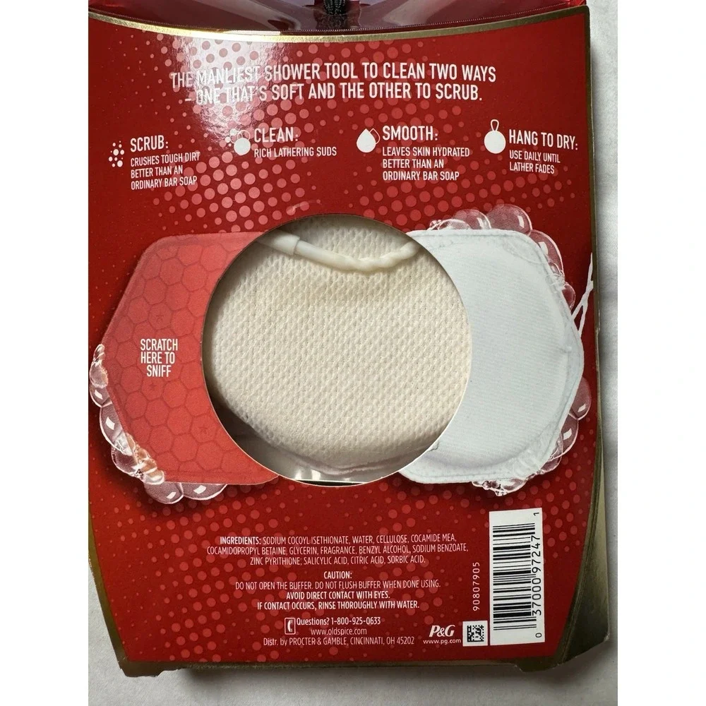 Old Spice Duo Pure Sport Dual Sided Body Cleanser - New In Package Discontinued